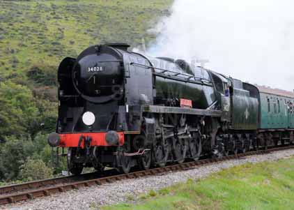Purchase photo of 34028 EDDYSTONE at Swanage Railway